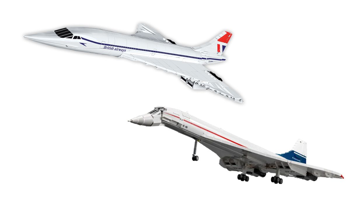 Ein himmlischer Vergleich: LEGO Concorde vs. COBI Concorde