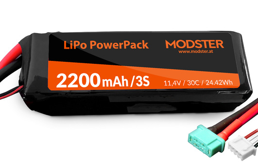 LiPo-Akku-3S-111V-2200-mAh-30C-MPX-MODSTER-PowerPack-2850945-a126481
