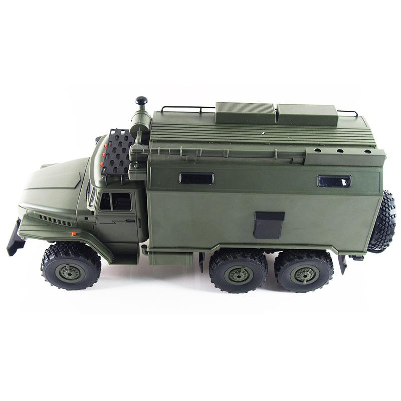 s-idee® 18182 B36 Militär Truck RC LKW Ural B36 Militär Truck LKW 6WD RTR  1:16 grün inkl Akku + Ladegerät NEU: : Spielzeug