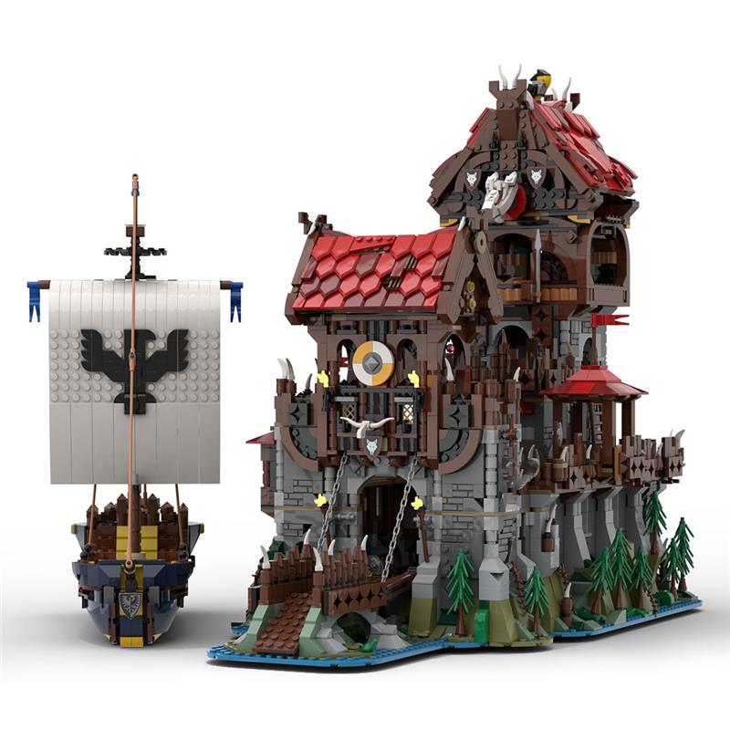 MOC-136695-Wolfpack-Tower-Medieval-Ship-Klemmbausteine