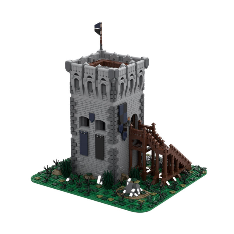 MOC-159468-Mittelalterlicher-Aussenposten-Black-Falcon-Castle-Klemmbausteine-6