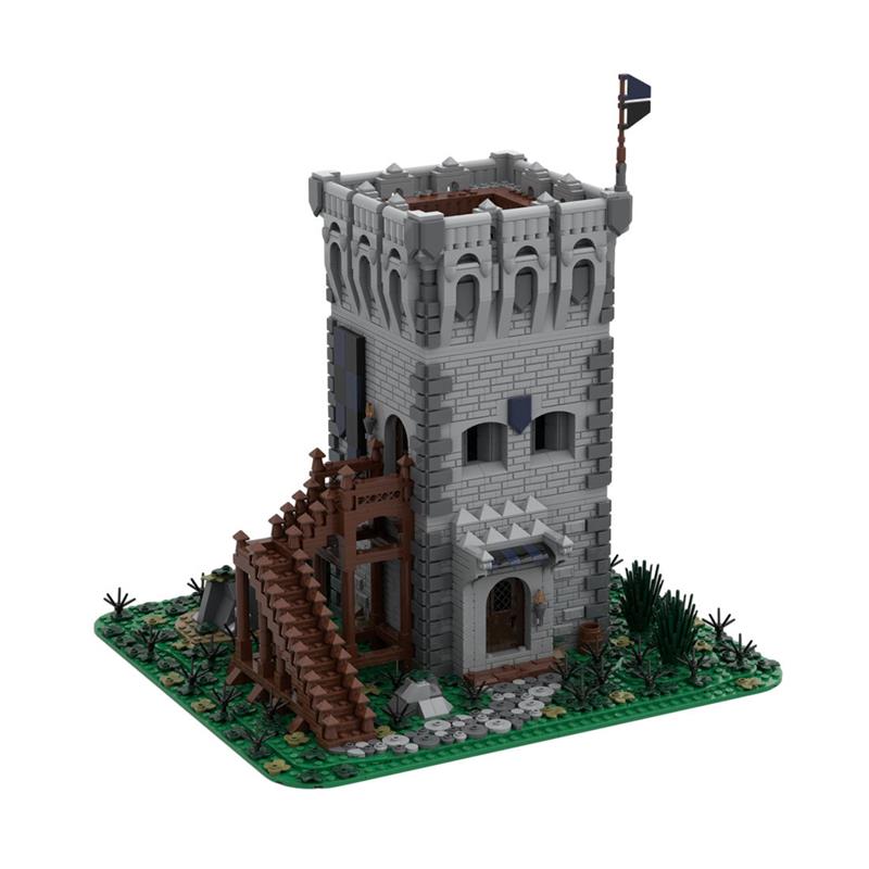 MOC-159468-Mittelalterlicher-Aussenposten-Black-Falcon-Castle-Klemmbausteine