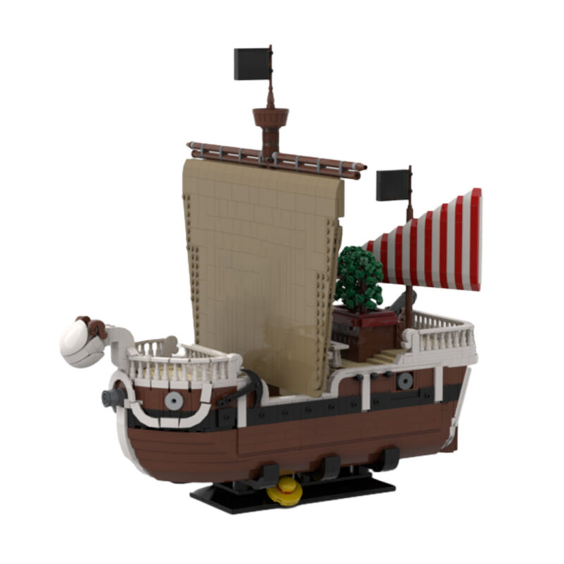 MOC-Piraten-Segelschiff-Klemmbausteine