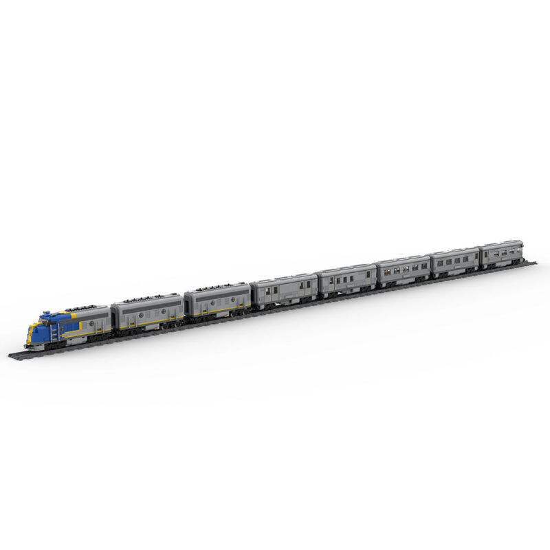 Santa-Fe-Super-Chief-Blue-Locomotive-Train-Klemmbausteine-2