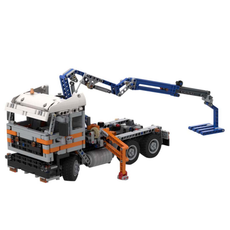 MOC-111919-F2800-Traktor-Kranwagen-Klemmbausteine