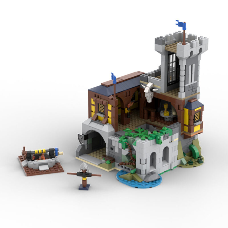 MOC-115655-Mittelalterlicher-schwarzer-Sakerturm-Klemmbausteine-5