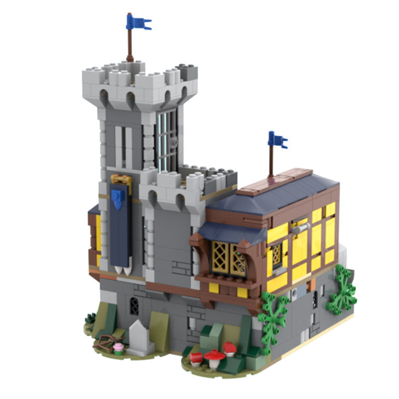 MOC-115655-Mittelalterlicher-schwarzer-Sakerturm-Klemmbausteine-6