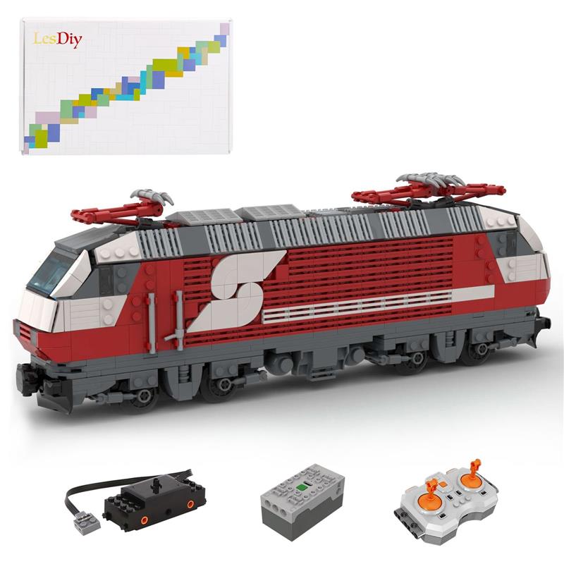 MOC-75579-Dynamisches-BR-1822-Inter-City-Express-Modell-mit-6-Breiten