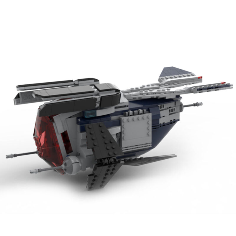 MOC-88381-Clone-Police-Gunship-Raumschiff-Klemmbausteine