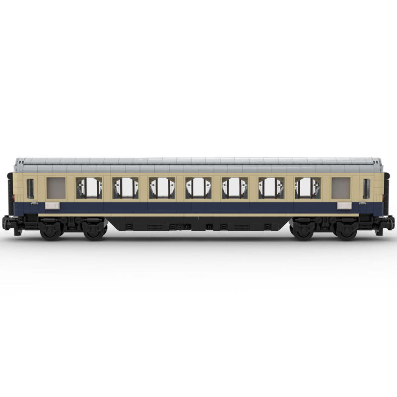 MOC-99252-6wide-Static-Edition-Rheinpfeil-1963-Personenwagen-1_-Klasse-ohne-bedruckte-Bauteile-und-Blockfiguren-2