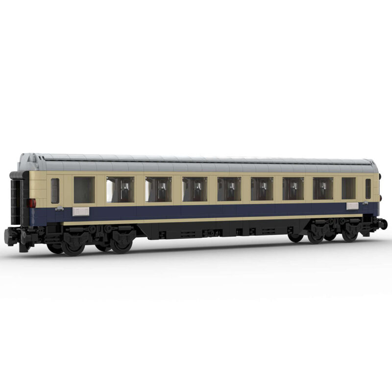 MOC-99252-6wide-Static-Edition-Rheinpfeil-1963-Personenwagen-1_-Klasse-ohne-bedruckte-Bauteile-und-Blockfiguren-6