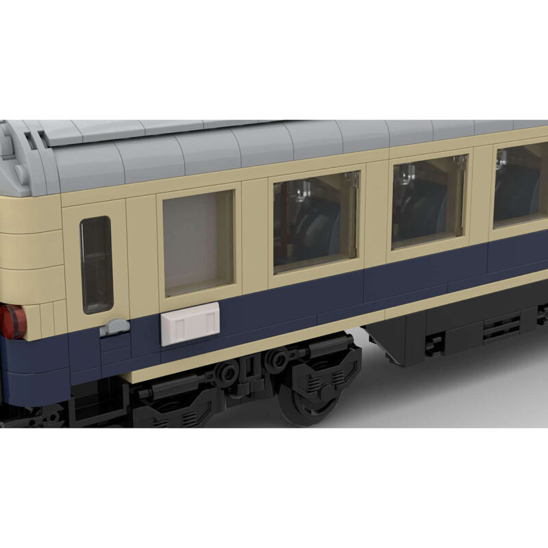 MOC-99252-6wide-Static-Edition-Rheinpfeil-1963-Personenwagen-1_-Klasse-ohne-bedruckte-Bauteile-und-Blockfiguren-7