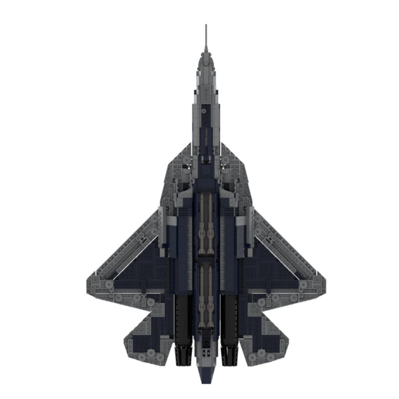 SU-57-Kampfflugzeug-Klemmbausteine-4