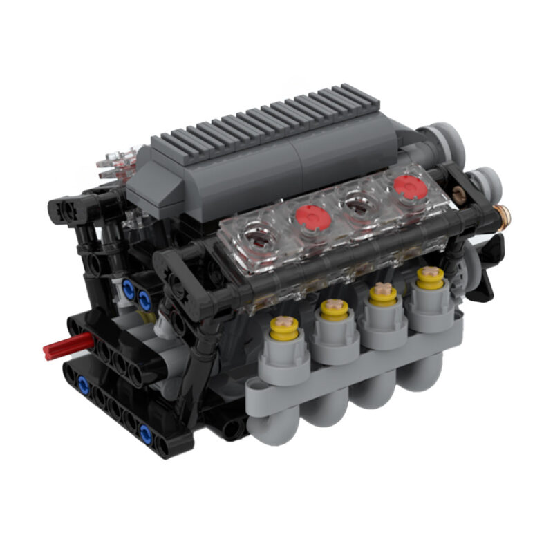 V8-Motor-mit-Gearbox-Tech-Engine-Klemmbausteine-8