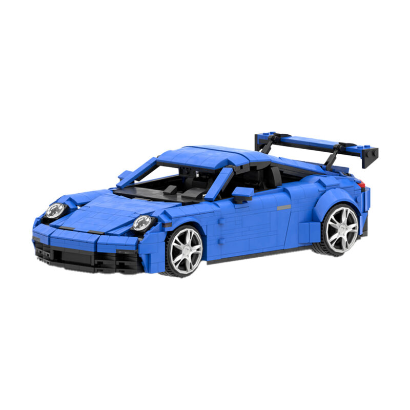 lesdiy-moc-159650-porsche-992-gt3-klemmbausteine-blue-version-01