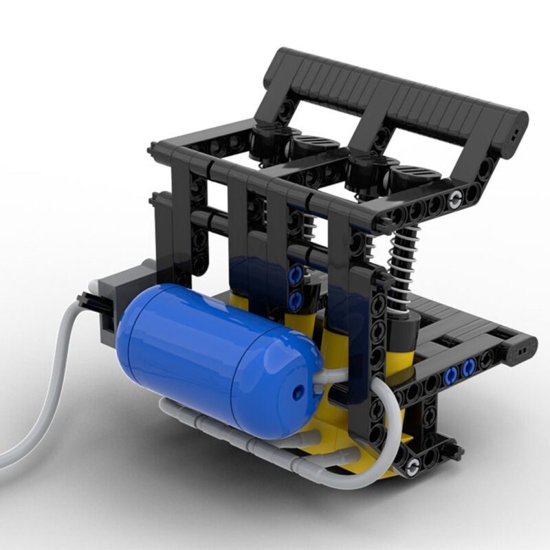 moc-157730moc-164704-three-cylinder-pneumatic-engine-manual-air-pump-klemmbausteinelesdiylesdiy-501953