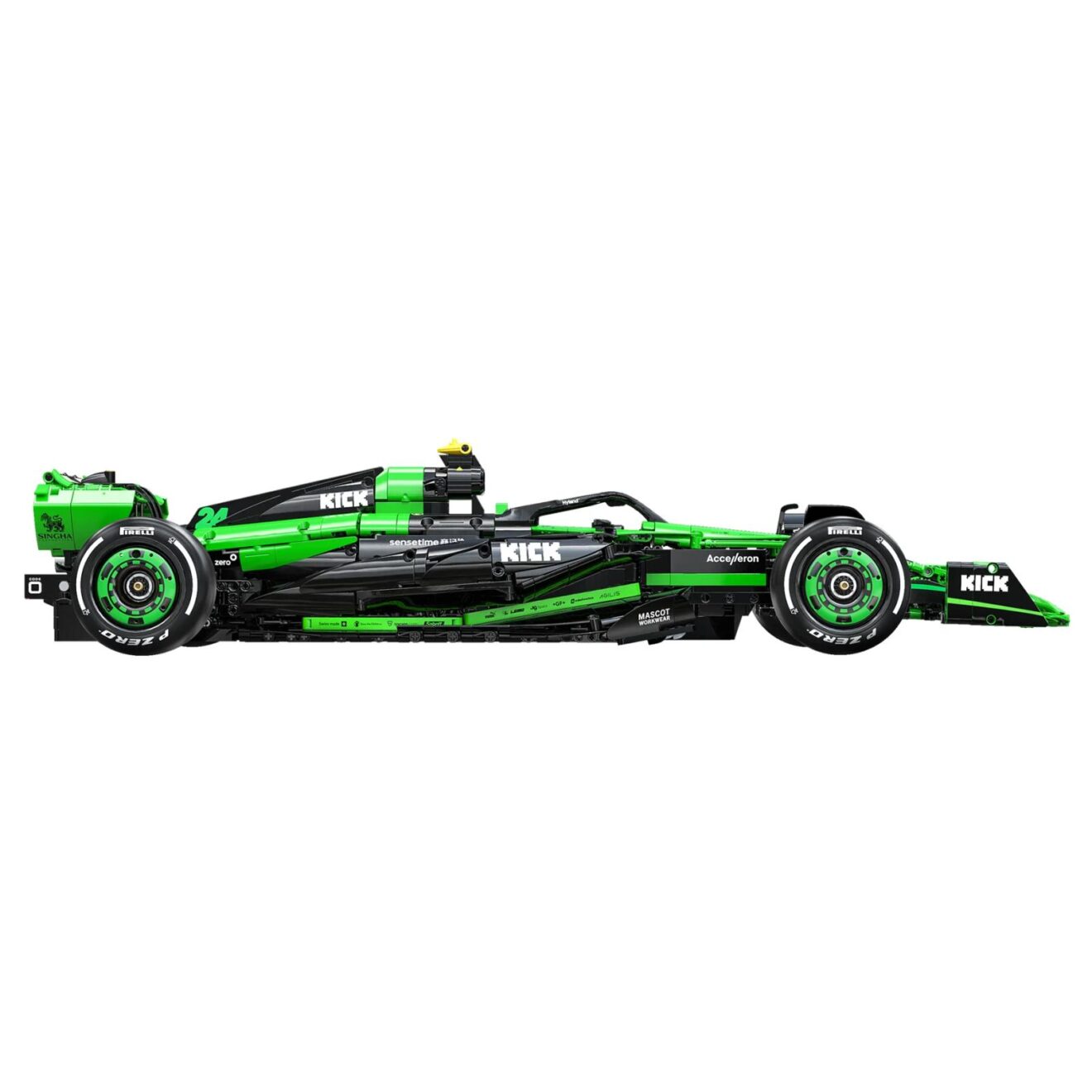 JAMARA 402861 Cada KICK Sauber F1 Team C44-2024 Bricks 1:24 – Kit De 314 Piezas Para Construir El Coche De F1 Oficial, Ideal Para Fans De 8 Años En Adelante