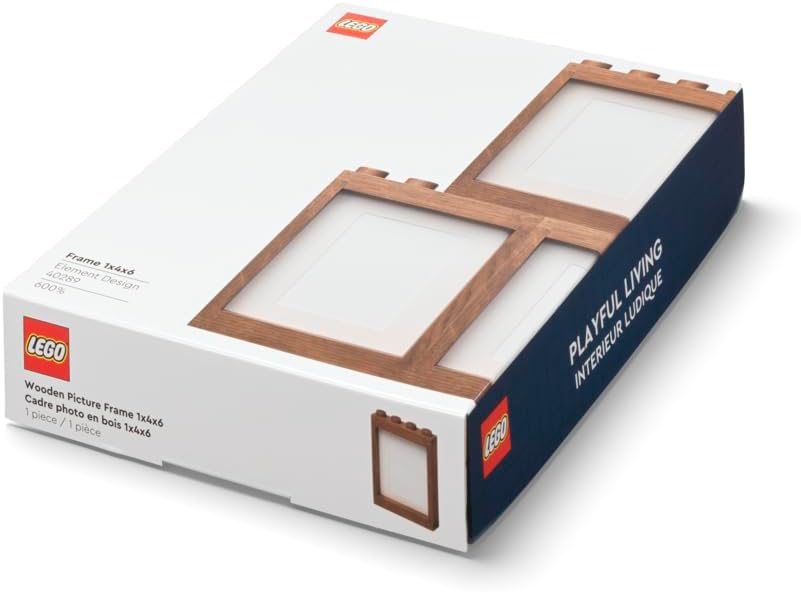 Lego Bilderrahmen holz 2