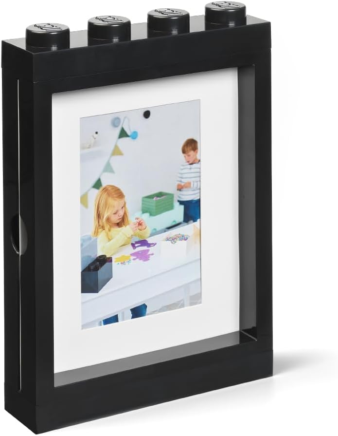 Lego Bilderrahmen schwarz