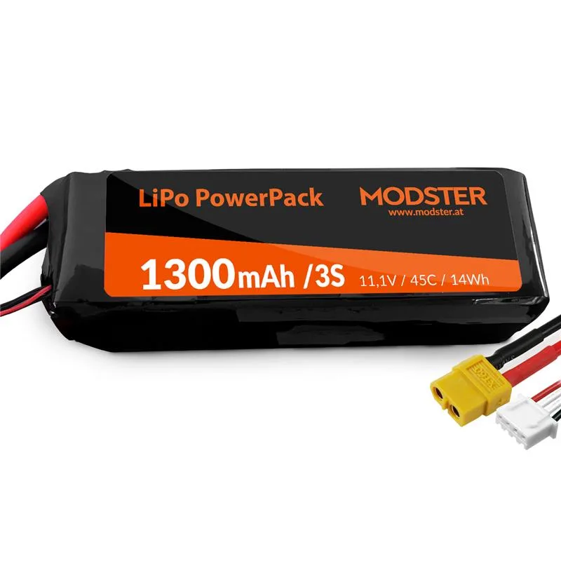 282203_LiPo_Pack_3S_111V_1300_mAh_45C_XT60_MODSTER_PowerPack282994