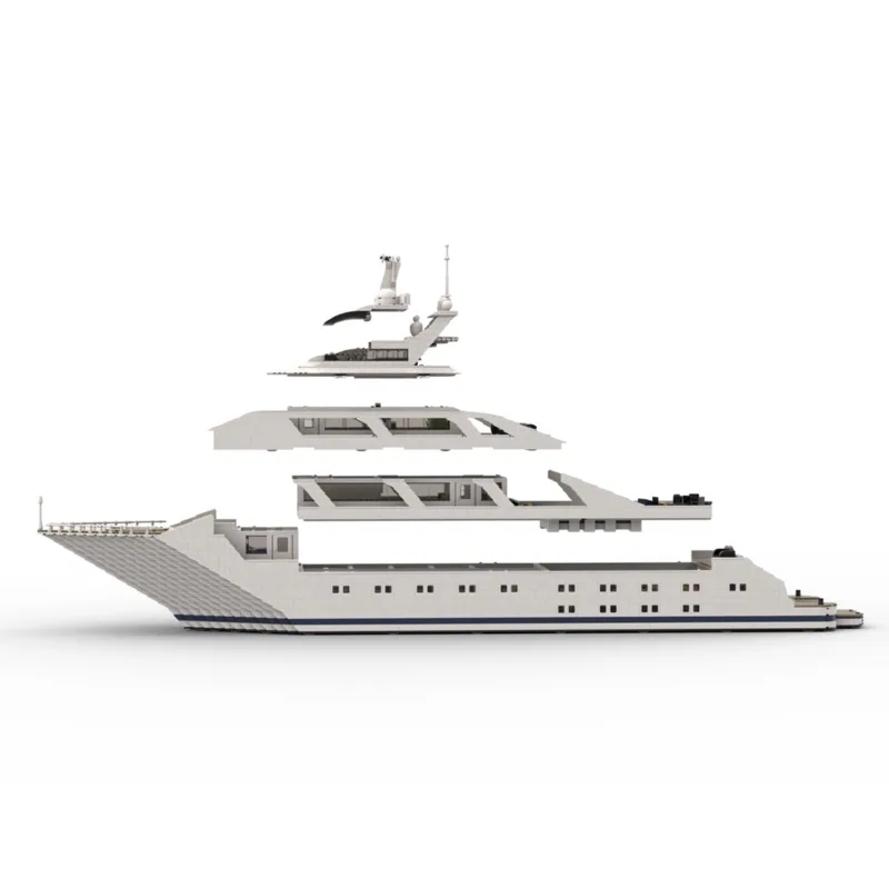 MOC-69299 Luxury Yacht Model Small Particles