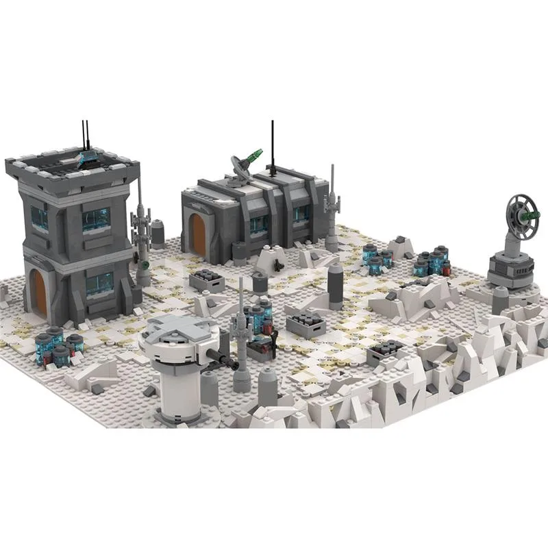 Winterliche-Festungsstrassenszene-Klemmbausteine