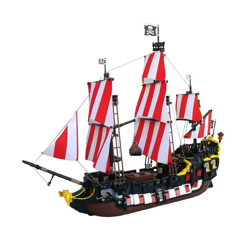 MOC-166879-Medieval-Barracuda-ship-Klemmbausteineohne-Segel