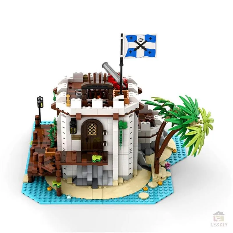 MOC-79638-Imperialer-befestigter-Aussenposten-Klemmbausteine