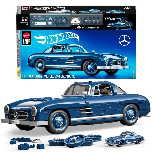 CaDA C55013W Initial-D Mazda FD35 RX-7 - Set Mattoncini Da Costruzione Auto Da Collezione, Modello In Scala