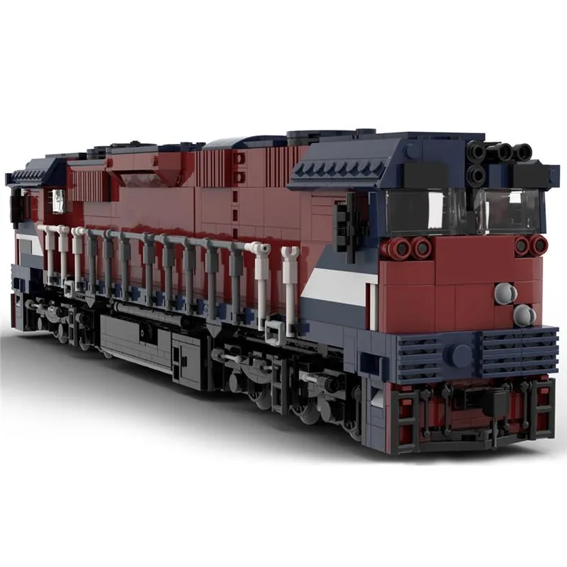 MOC-94813-Rot-Blauer-N-Klasse-Zug