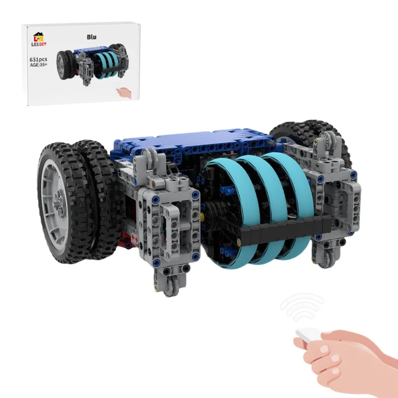 moc-4wd-mechanical-battle-bot-with-gear-drive-and-triple-armor-rings-klemmbausteinelesdiyklemmbausteine-6935125