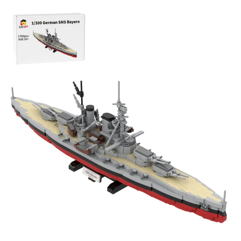 1300-scale-german-imperial-navy-bayern-class-battleship-klemmbausteinelesdiyklemmbausteine-9887055