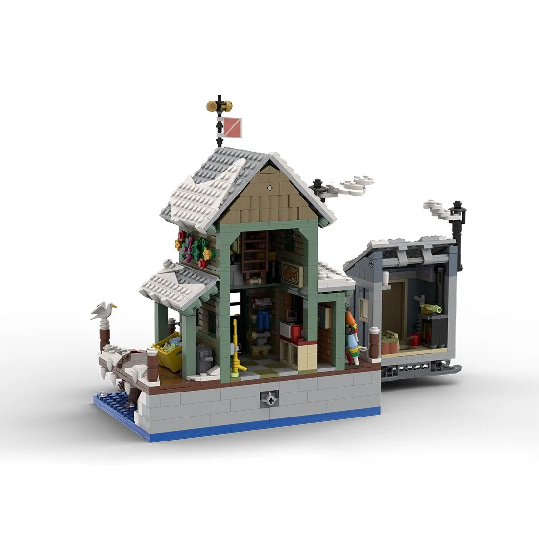 winter-fish-and-supply-building-blocks-setholiday-ice-fishing-shack-with-boat-animals-and-light-bricks-klemmbausteinelesdiyklemmbausteine-9810365