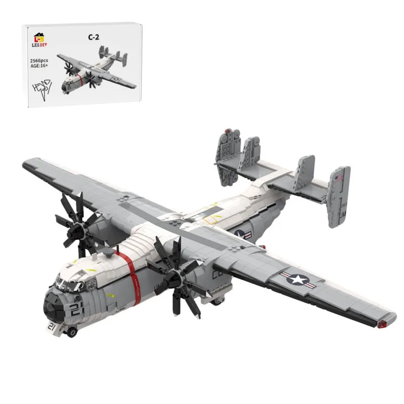 135-scale-us-military-c-2-transport-aircraft-klemmbausteinelesdiyklemmbausteine-9842566