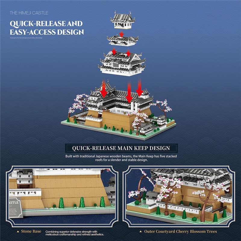 1127-scale-japanese-white-castle-landmark-klemmbausteinelesdiyklemmbausteine-1798089