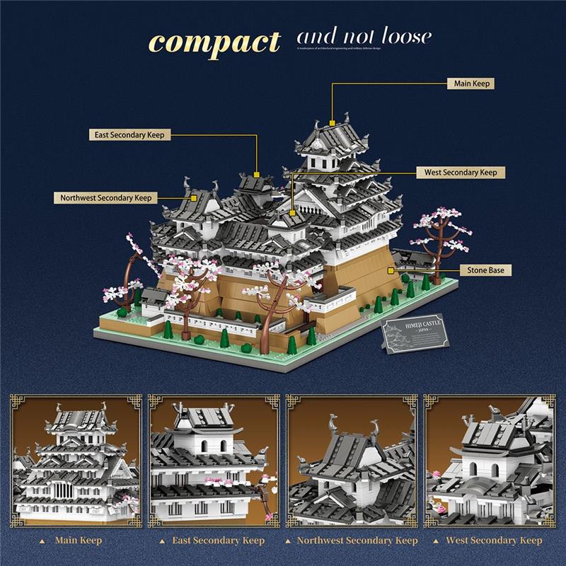 1127-scale-japanese-white-castle-landmark-klemmbausteinelesdiyklemmbausteine-5346825
