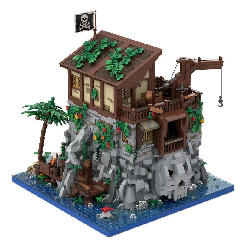 lesdiy-moc-105796-piratenschadelinsel-mit-rotbarts-haus-klemmbausteine-01