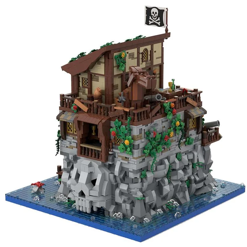 lesdiy-moc-105796-piratenschadelinsel-mit-rotbarts-haus-klemmbausteine-04