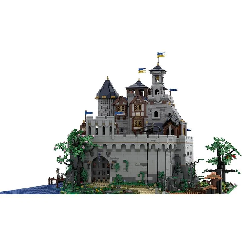 lesdiy-moc-161565-mittelalterliches-falkenkonigschloss-klemmbausteine-01