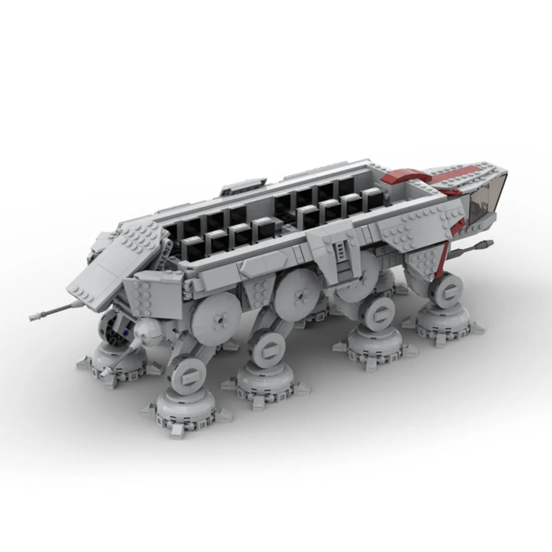 MOC-140435-Sci-Fi-Achtbein-Walker-Panzerfahrzeug-Klemmbausteine-3