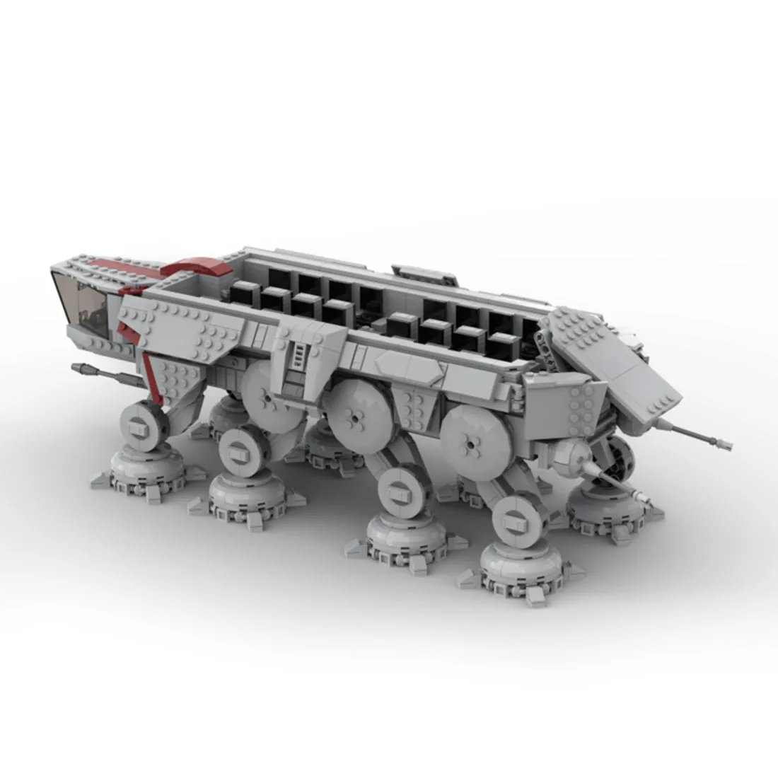 MOC-140435-Sci-Fi-Achtbein-Walker-Panzerfahrzeug-Klemmbausteine-4