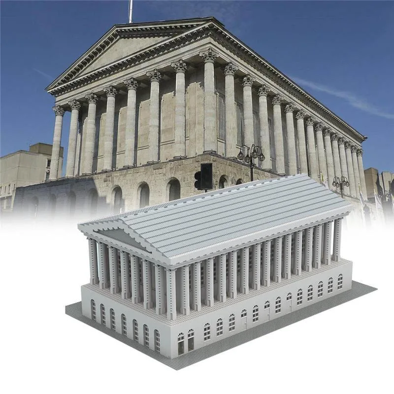 MOC-96640-Birmingham-Town-Hall-with-interior-Klemmbausteine