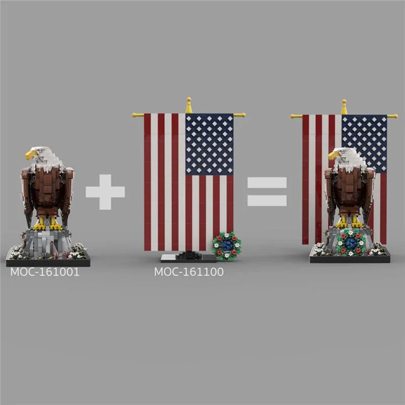 lesdiy-moc-161001-moc-161100-american-bald-eagle-with-flag-klemmbausteine-03
