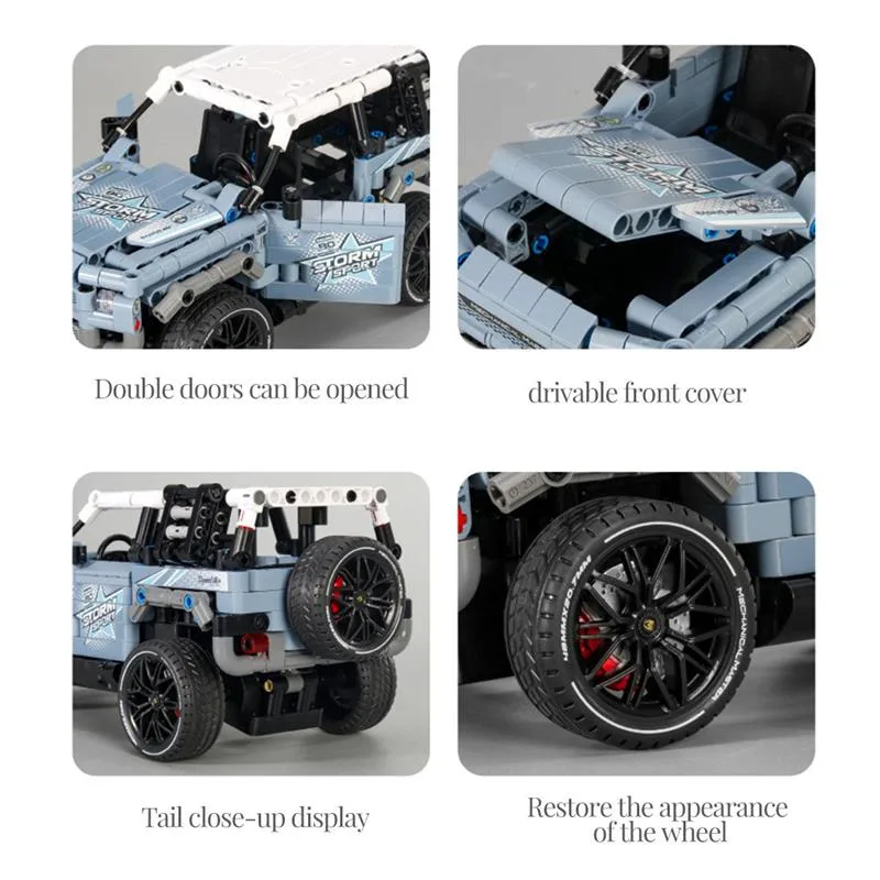lesdiy-moc-diy-montage-eines-gelandewagen-supersportwagens-klemmbausteine-02