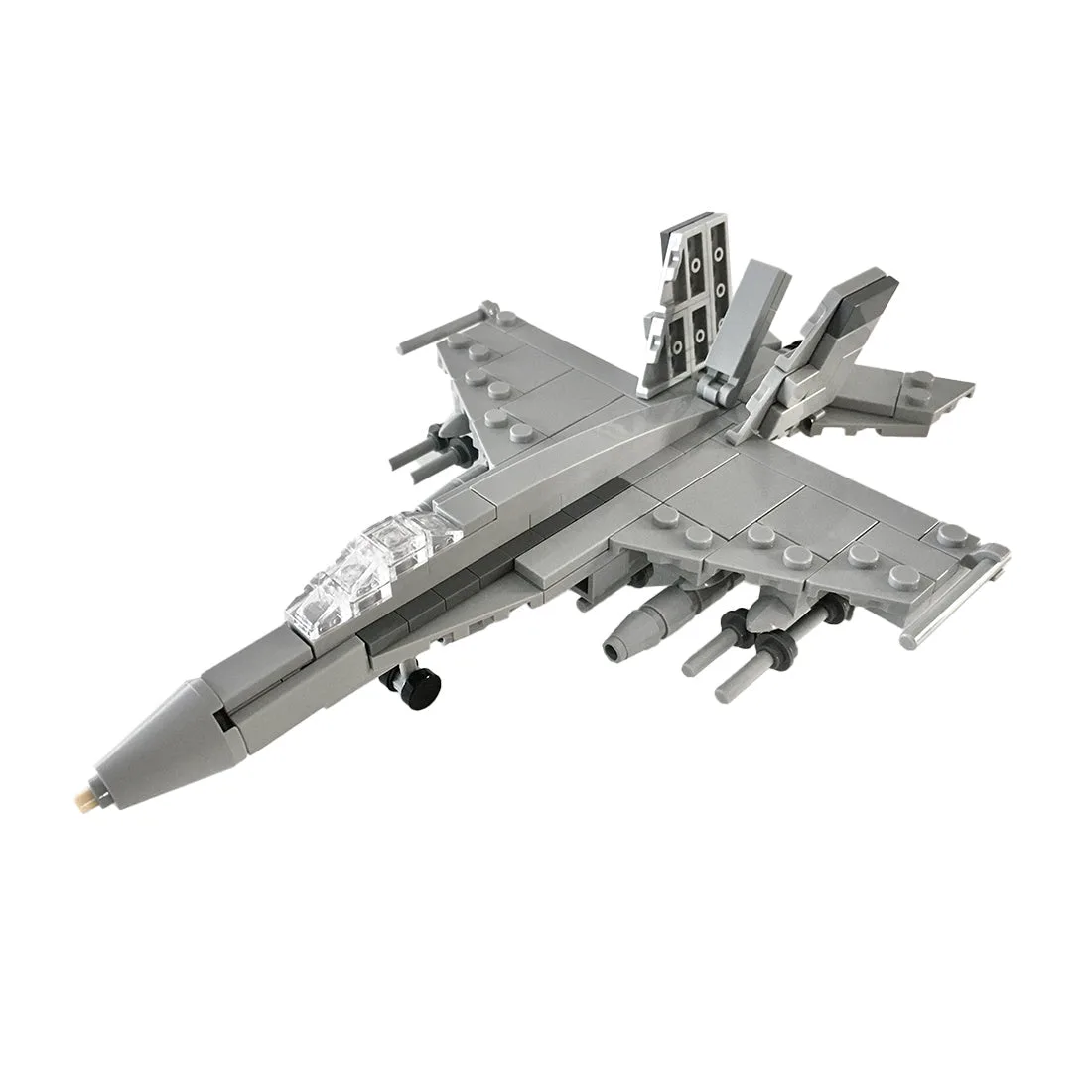 FA-18-Flugzeug-Militar-Klemmbausteine