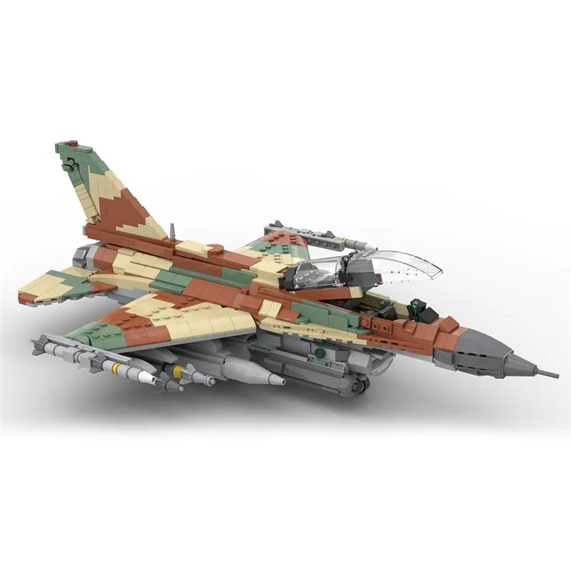 F16I-Kampfjet-Militar-Klemmbausteine