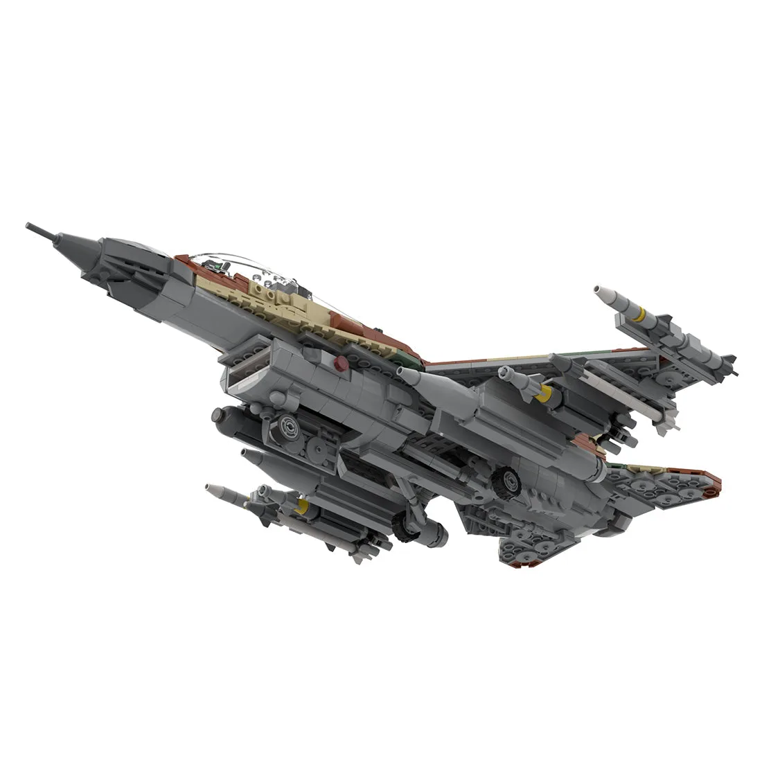 F16I-Kampfjet-Militar-Klemmbausteine-2