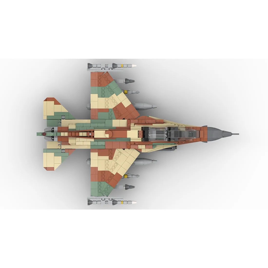 F16I-Kampfjet-Militar-Klemmbausteine-4