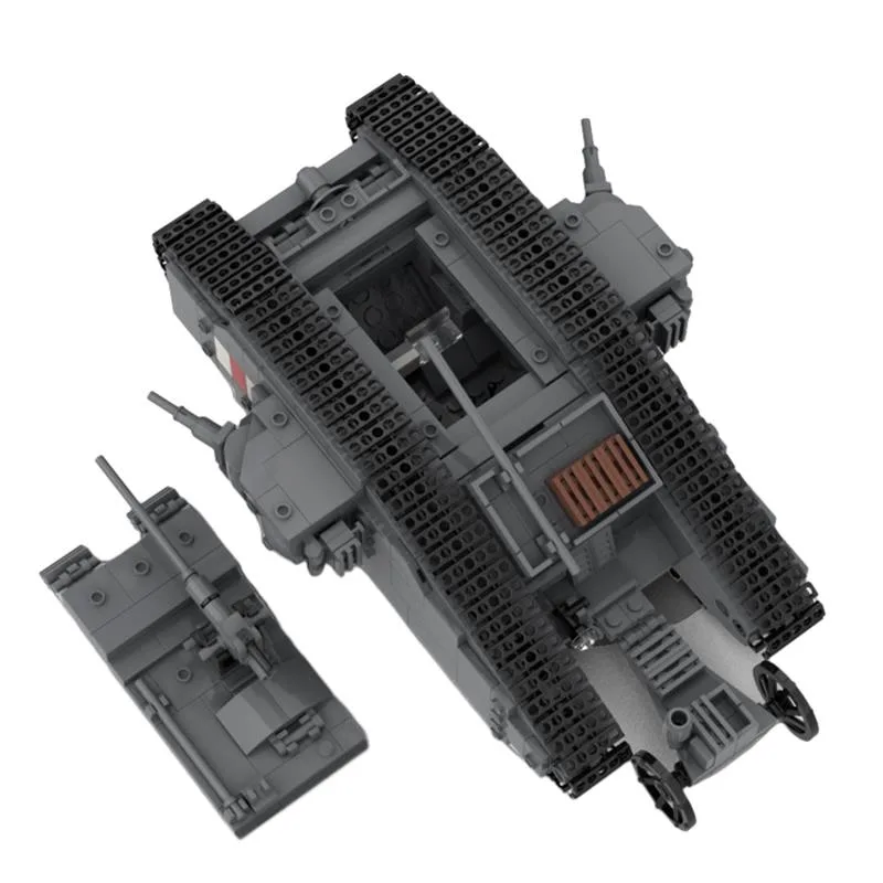 Mark-II-Militarpanzer-Klemmbausteine-2