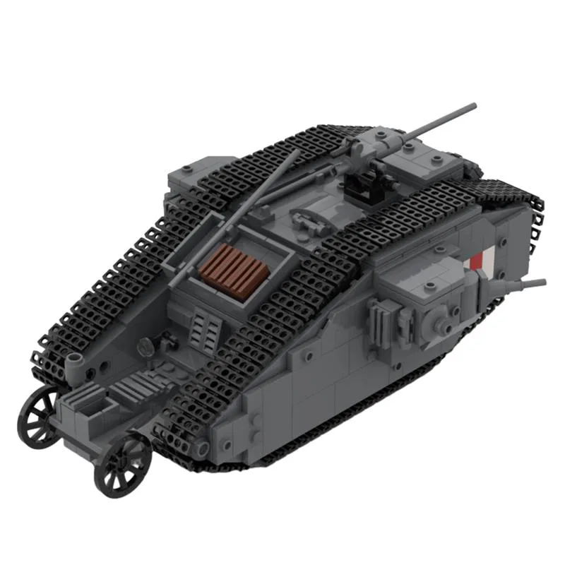 Mark-II-Militarpanzer-Klemmbausteine-4